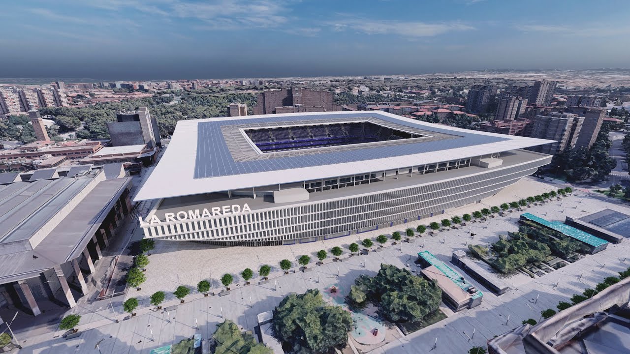 Nueva Romareda 3D. Mundial 2030. Anteproyecto IDOM.