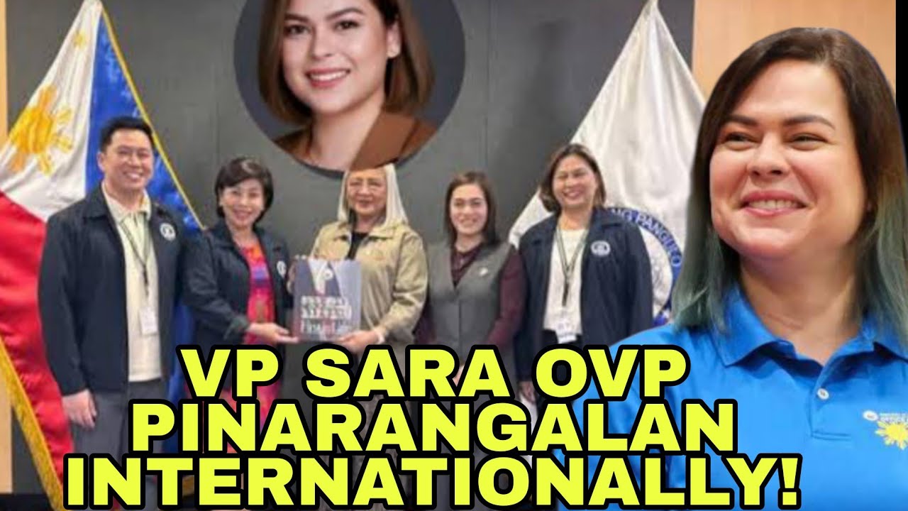 PANALO ITO! VP SARA PINARANGALAN INTERNATIONALLY! PBBM NEGATIVE PARIN ANG RATINGS