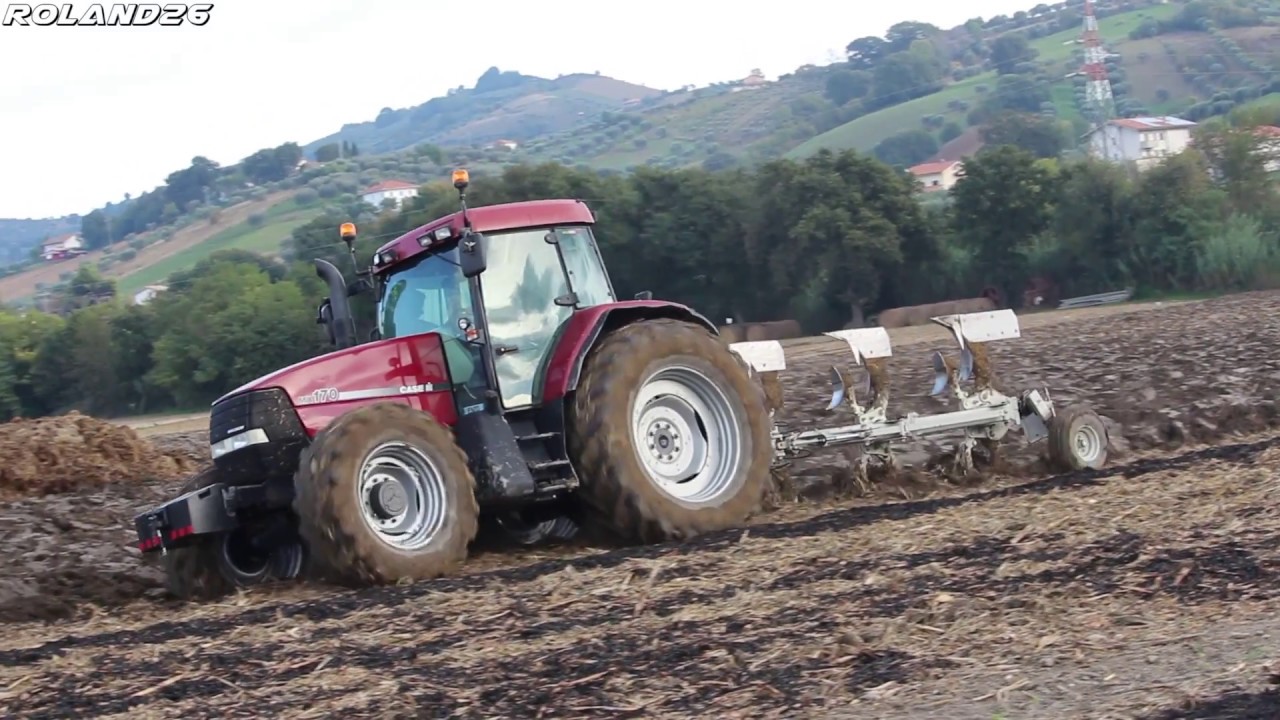 Case IH Maxxum MX170 + trivomero ER.MO [Pure Sound]