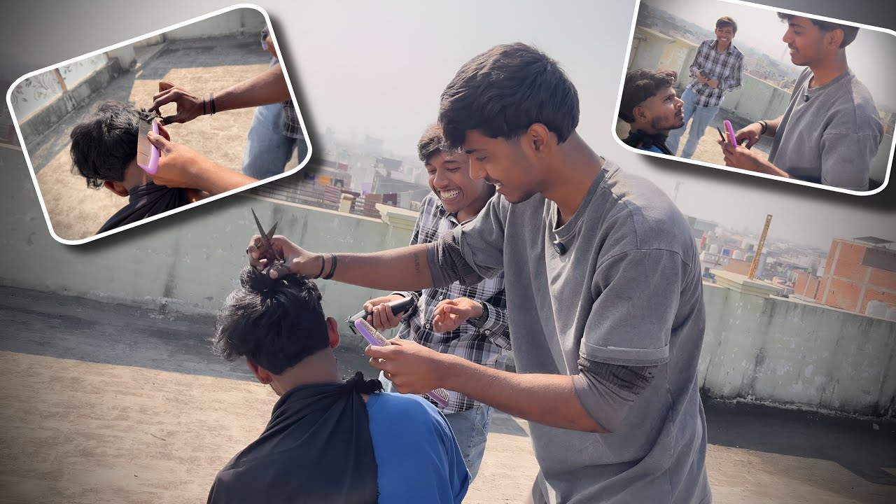 David ne Baal kharab kr diye 🥺 #vlog #youtube