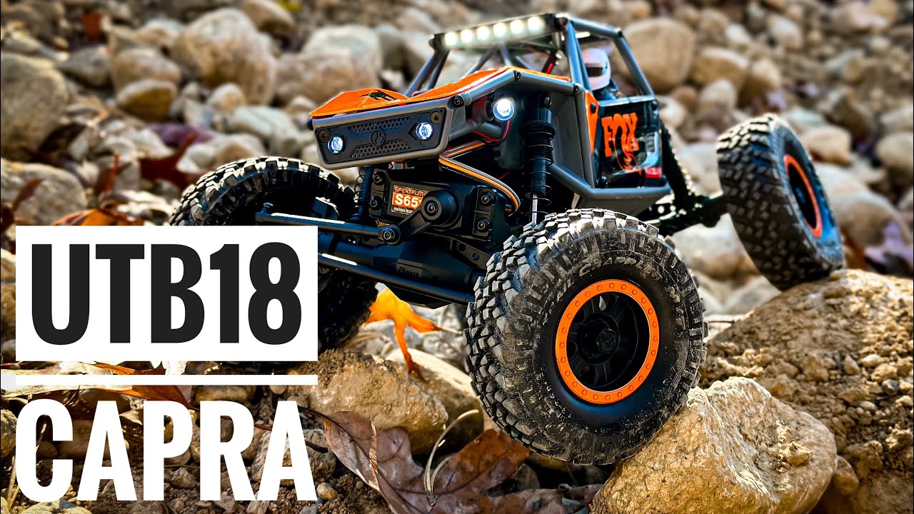 Axial UTB18 Capra - 1/18 Scale Trail Buggy - Review, Crawl Footage & More!!