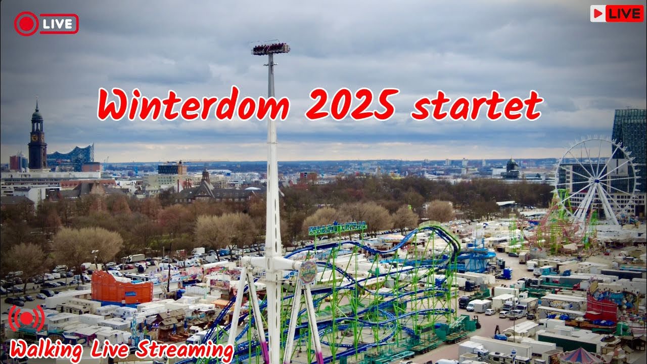 Hamburger Winterdom 2025🎄Live-Das gro&szlig;e Finale der Kirmes-Saison ❤️ Danke f&uuml;r ein wundervolles Jahr