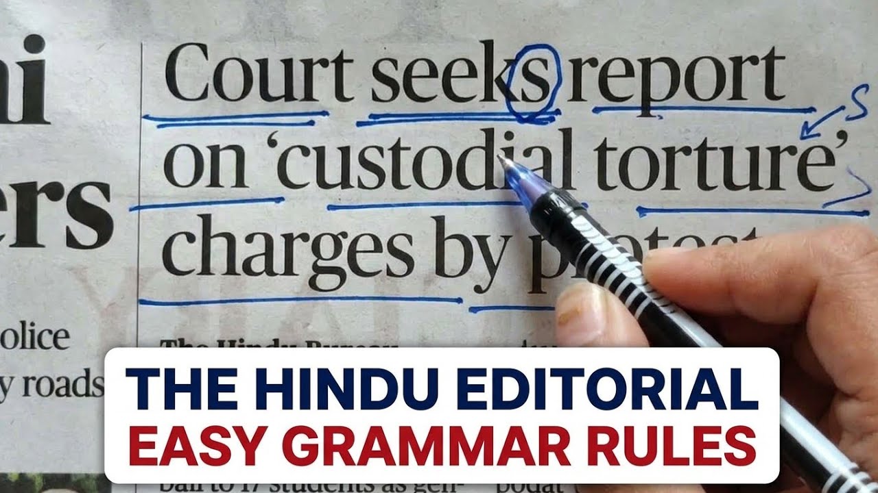 The Hindu Newspaper Reading / English translation videos / Newspaper Reading Videos/