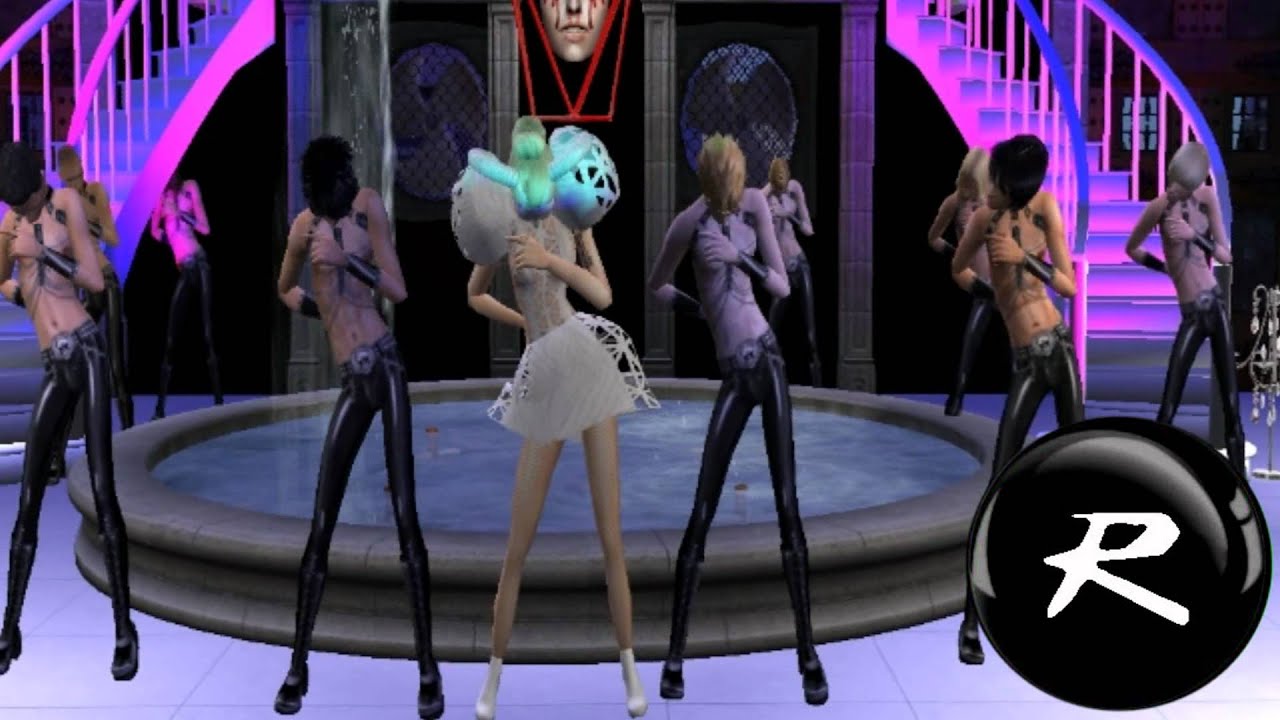 Lady Gaga Dance in the dark  (Sims2) HD