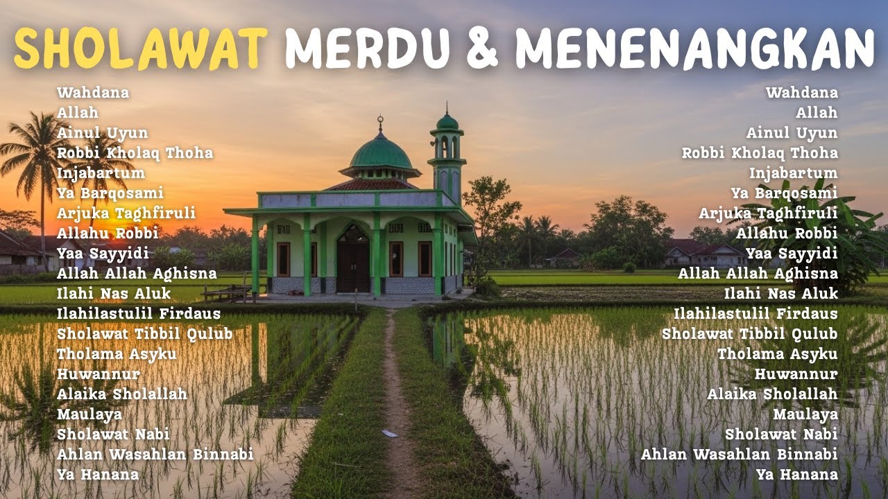 WAHDANA | SHOLAWAT NABI MERDU FULL ALBUM | ADEM DI HATI & MENENANGKAN