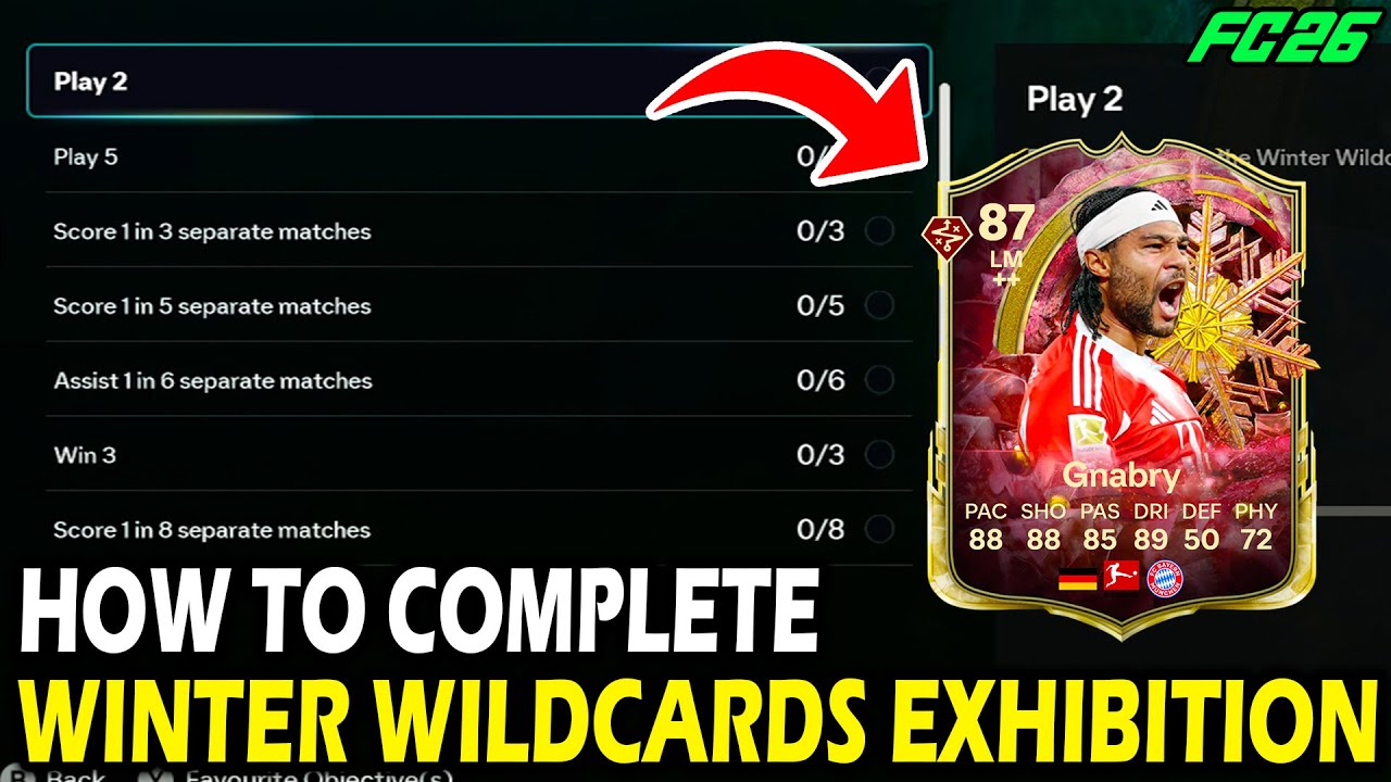 Как выполнить задания выставочного матча зимнего тура в FC 26 Ultimate Team