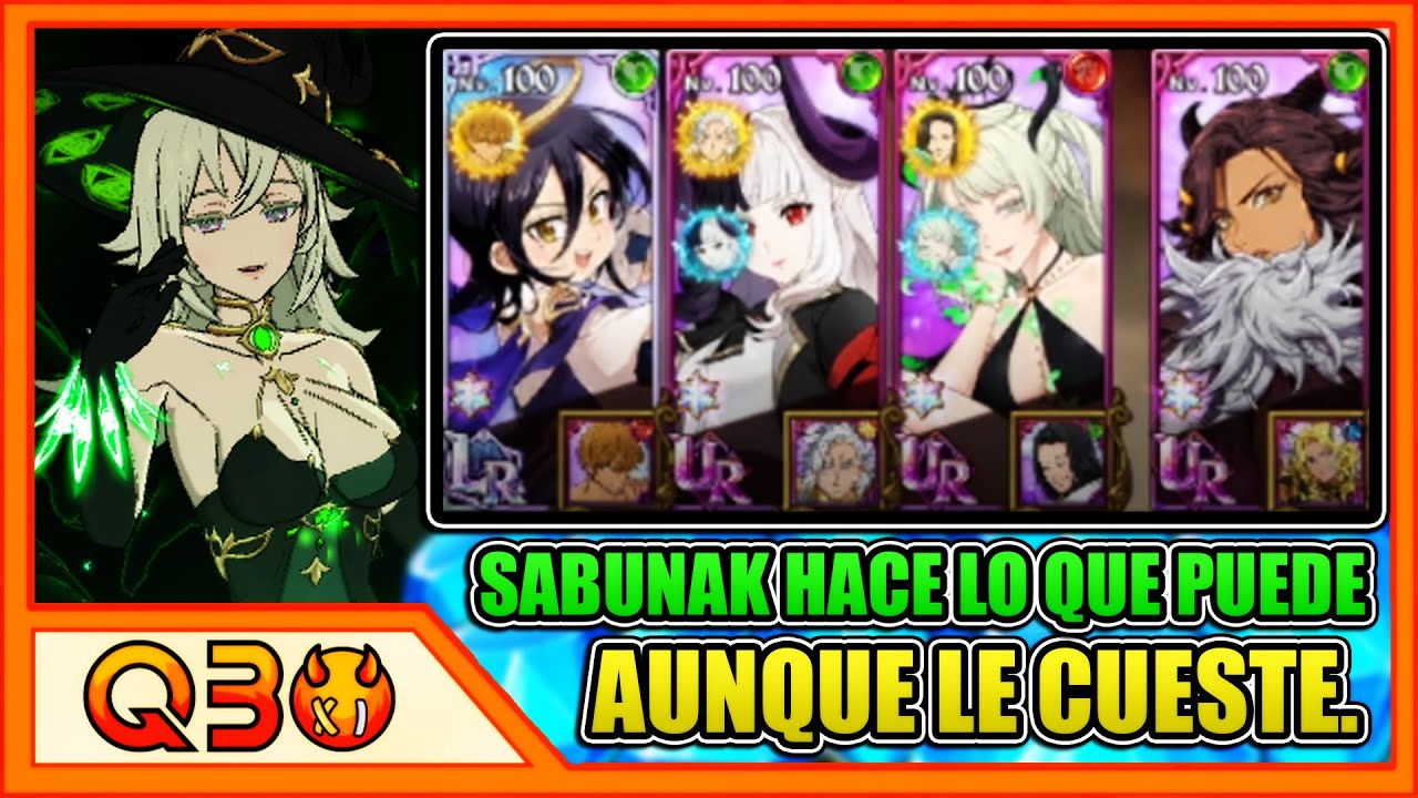 ¡VUELA ALTO SABUNAK! ¡UNA DE MIS MEJORES APUESTAS A FUTURO PARA DESCONOCIDOS! | 7DS: Grand Cross