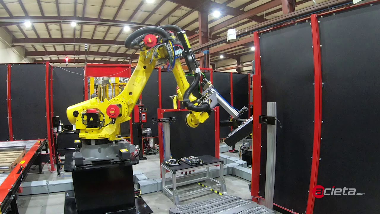 Robotic Press Brake, Welding & Palletizing Cell for Cotterman | Acieta