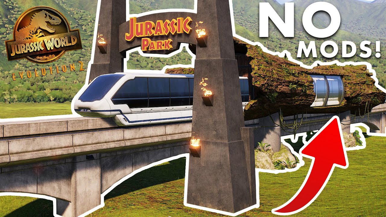You Need To See This JWE2 Monorail Trick! | Jurassic World Evolution 2 Tips