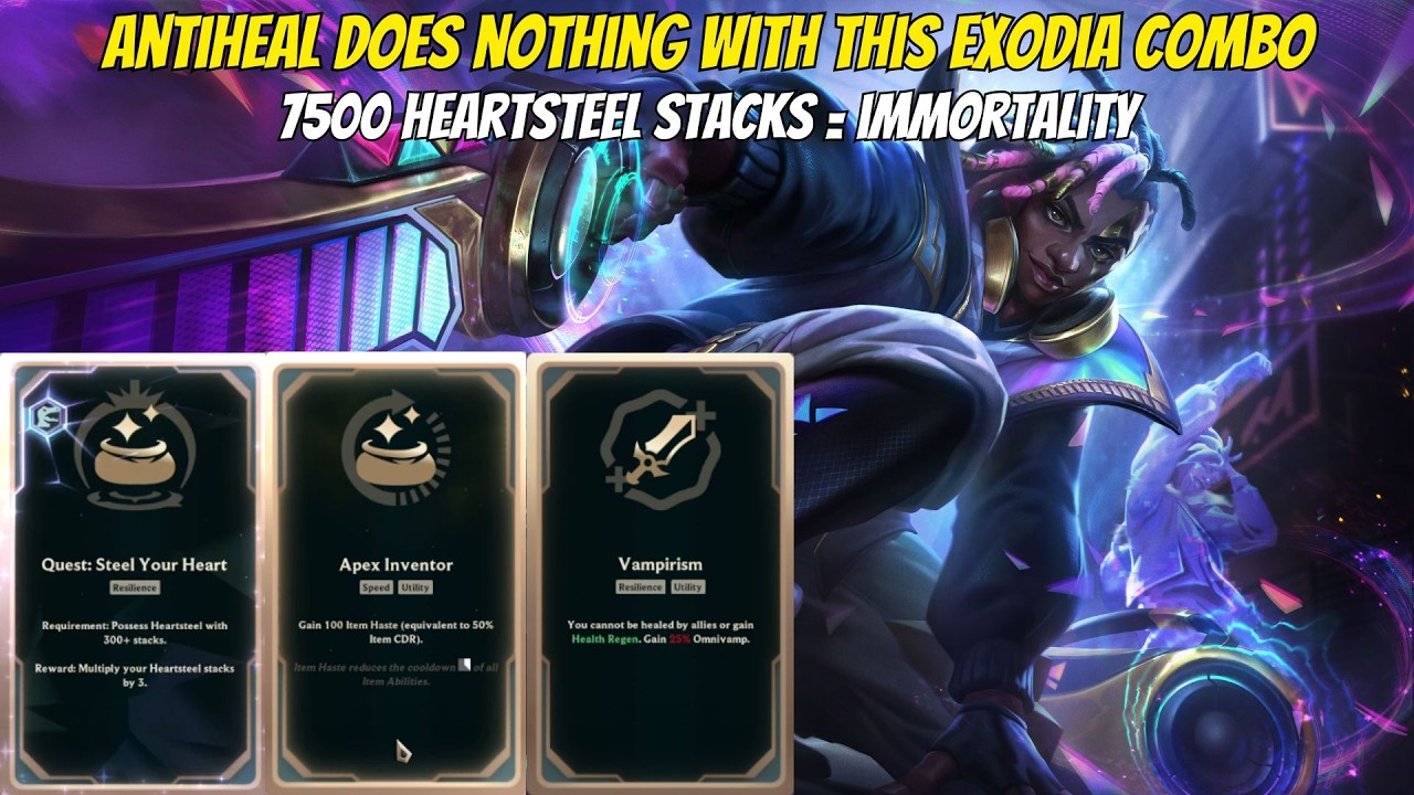 Stackasaurus Goes CRAZY 🔥 7500 Heartsteel Stacks on This Champ
