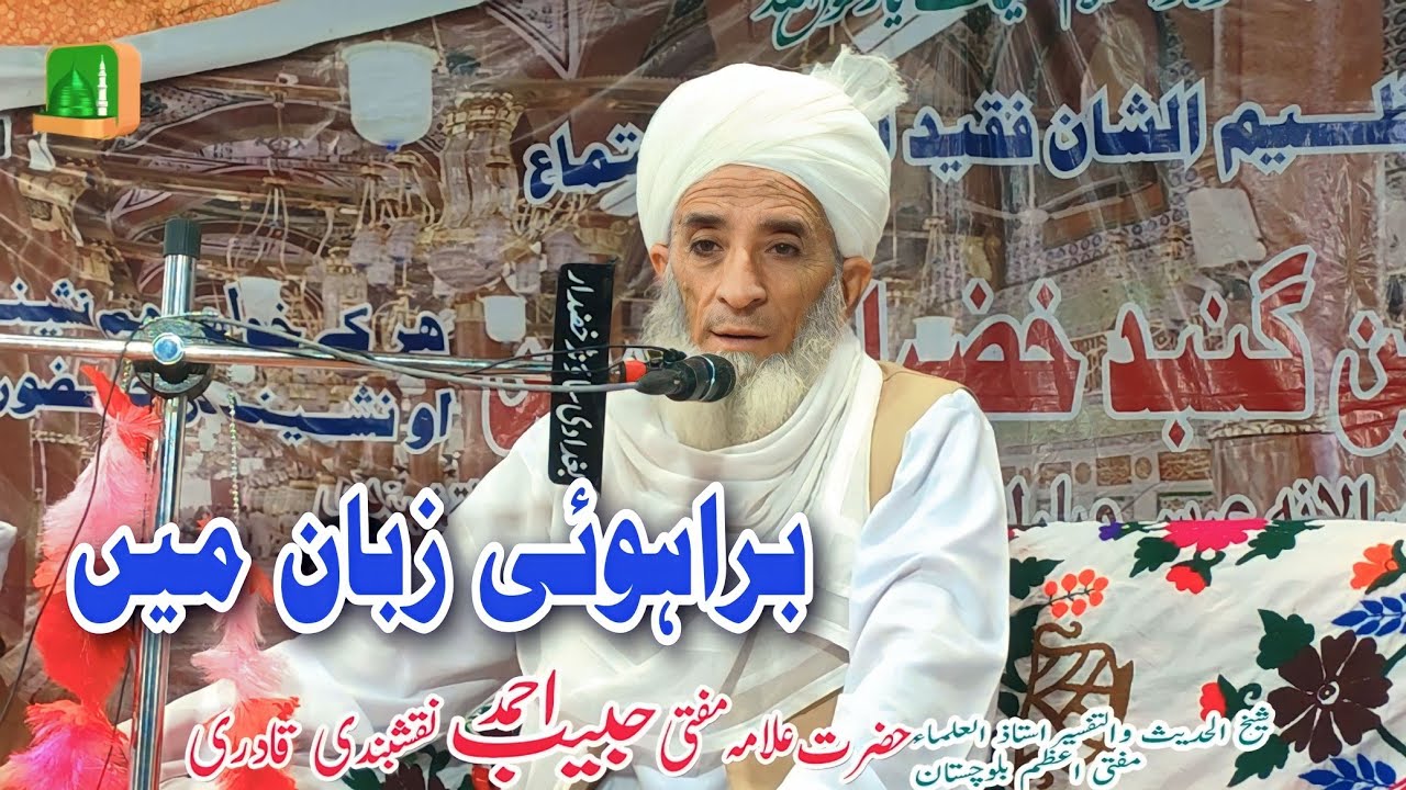 Hazrat Allama Maulana Mufti Habib Ahmad Naqshbandi ۔ Naal Wadh Khuzdar 2022