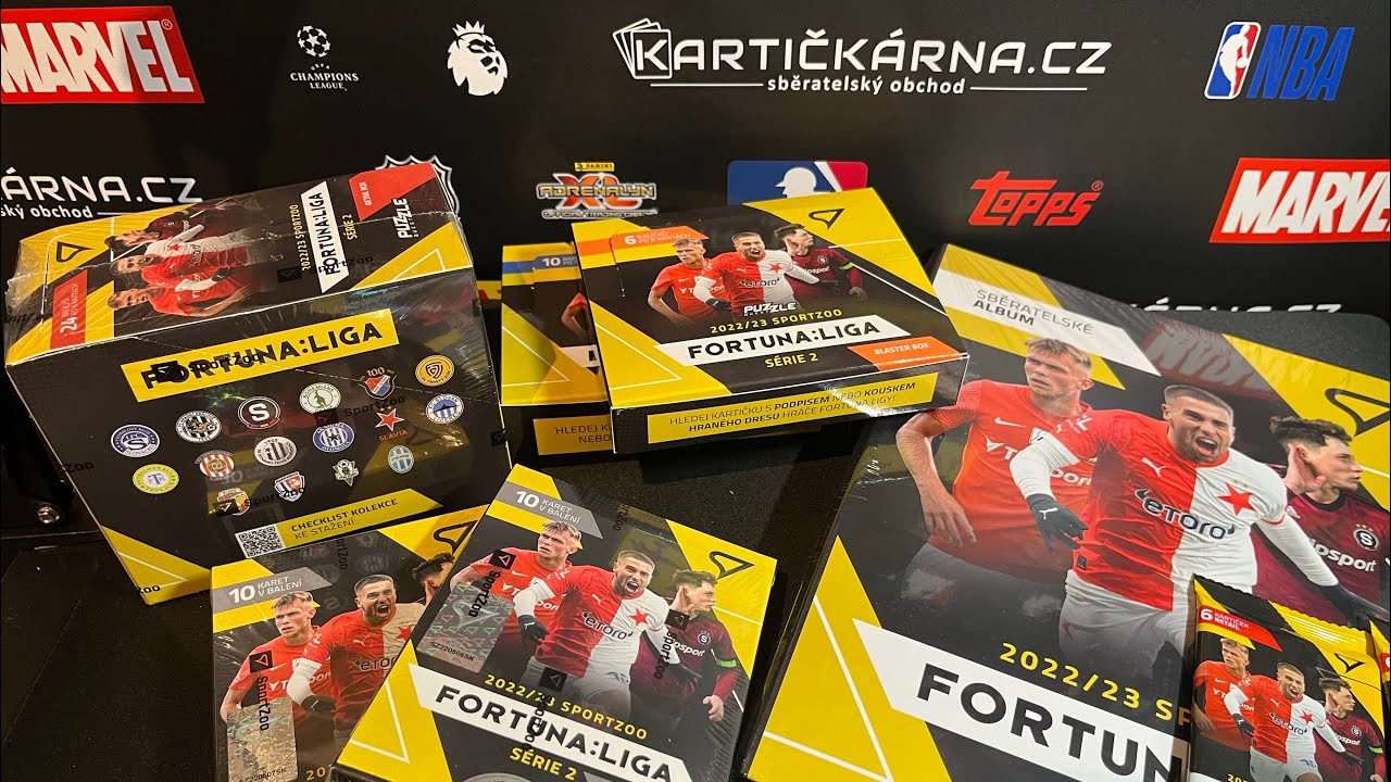 Unboxing 22-23 Sportzoo Fortuna Liga Serie 2 - Představení kolekce Czech Soccer Cards