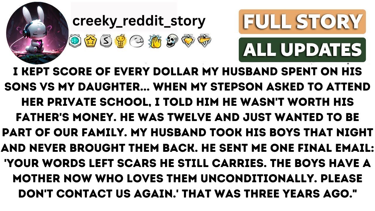 I Kept Score of Every Dollar My Husband Spent on Husband spent on his sons..