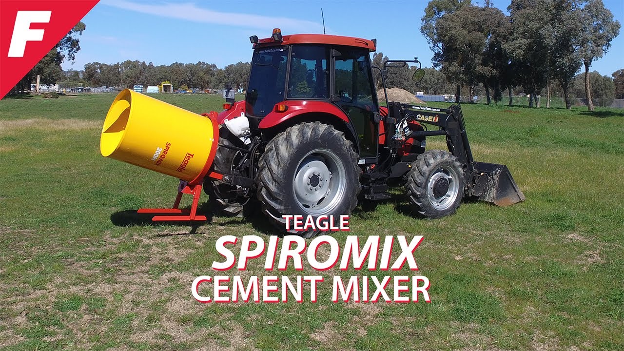 Teagle Spiromix Cement Mixer