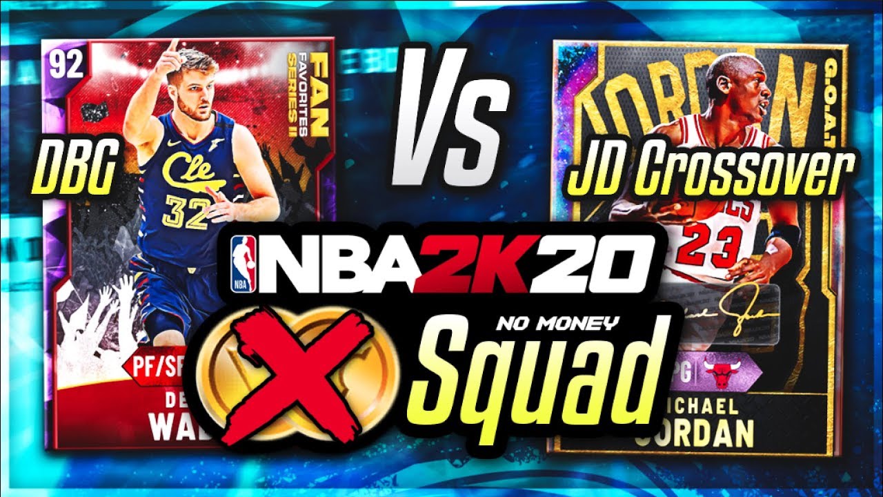 WHO HAS THE BEST NO MONEY SQUAD ON YOUTUBE?? DBG VS. JD CROSSOVER!! | NBA 2K20 MyTEAM