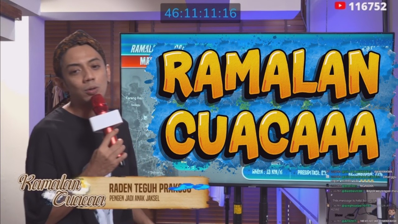 RAMALAN CUACA JAWA TIMUR - TEPE DENGAN NUANSA JAWANYA! #shorts #shortvideo #marapthons3