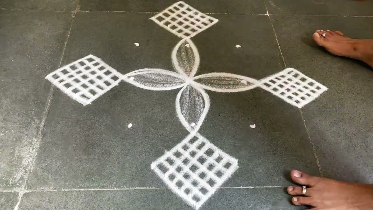 Thaipusam special 3*3 padikolam designs| Simple muggulu designs| easy rangoli | Beginners rangoli
