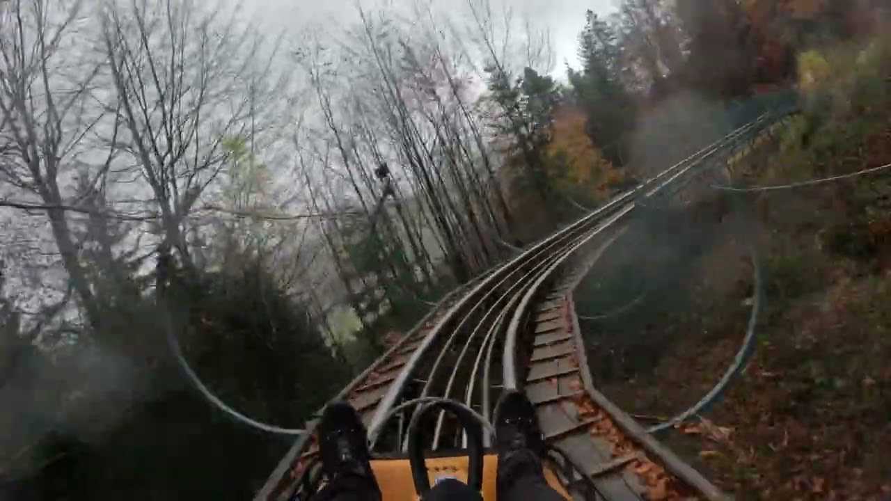 Alpseecoaster Onride / Regenfahrt in 3:42min / Wiegand Alpine Coaster / Alpsee Bergwelt Immenstadt