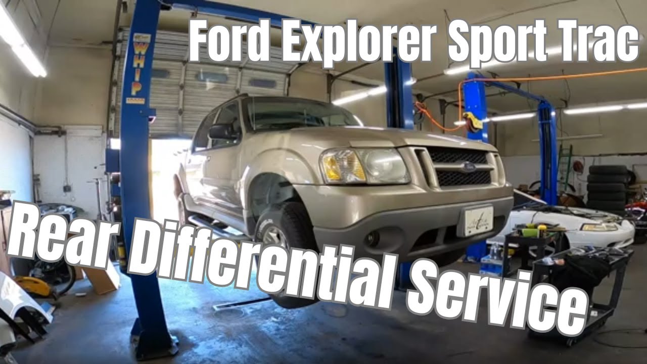 Обслуживание заднего дифференциала Ford Explorer Sport Trac