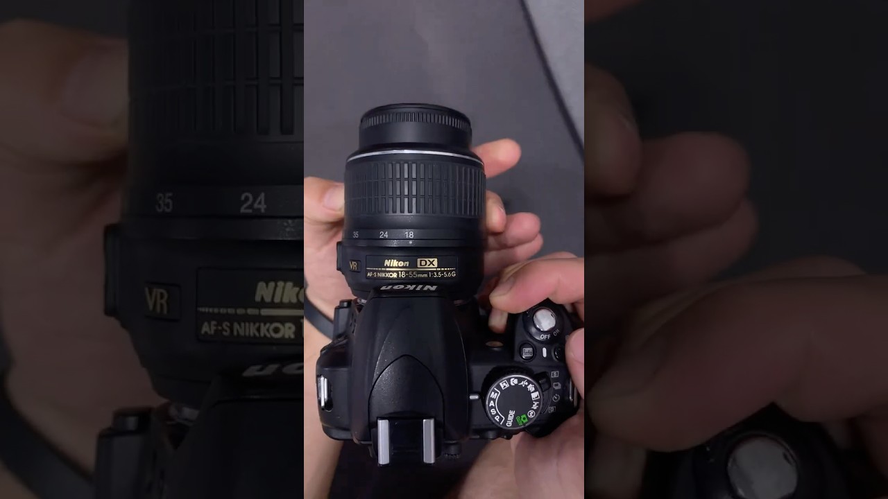 Nikon D3100 + 18-55 mm f/3.5-5.6G DX VR (test ASMR)