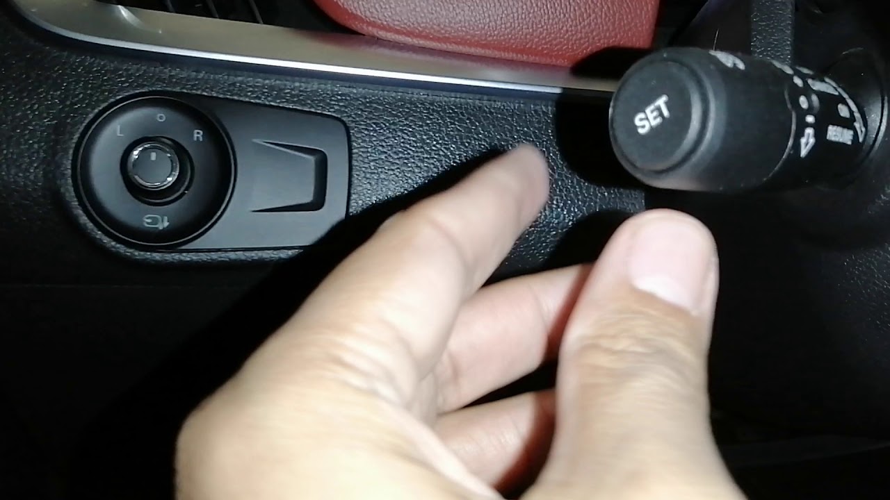 آلية التعامل مع مثبت السرعة واخفاء العلامة بالطبلون MG RX5