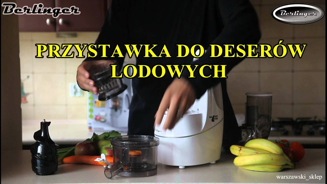 BERLINGER MAX-400-W PROFESIONALNA WYCISKARKA SOKOWIRÓWKA SLOW JUICER WOLNO OBROTOWA