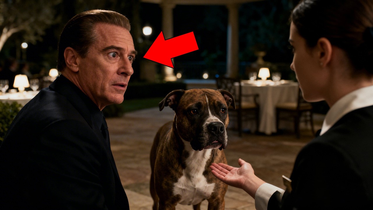 „Niemand konnte den Pitbull bändigen – bis die Kellnerin etwas Unerwartetes tat“