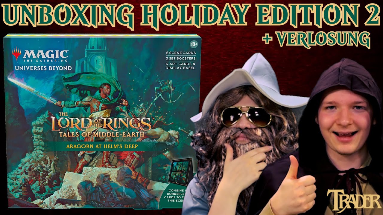 MTG Lord of the Rings Holiday Scene Box Opening deutsch #2 | Magic the Gathering | Unboxing | Lotr