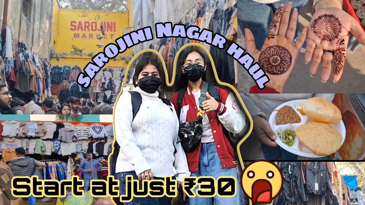 Sarojini Nagar haul 😱#sarojininagar #sarojinihaul #budgetshopping #streetshopping #haulvideo #viral
