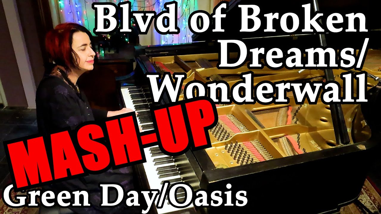 Blvd of Broken Dreams/Wonderwall MASHUP | piano solo