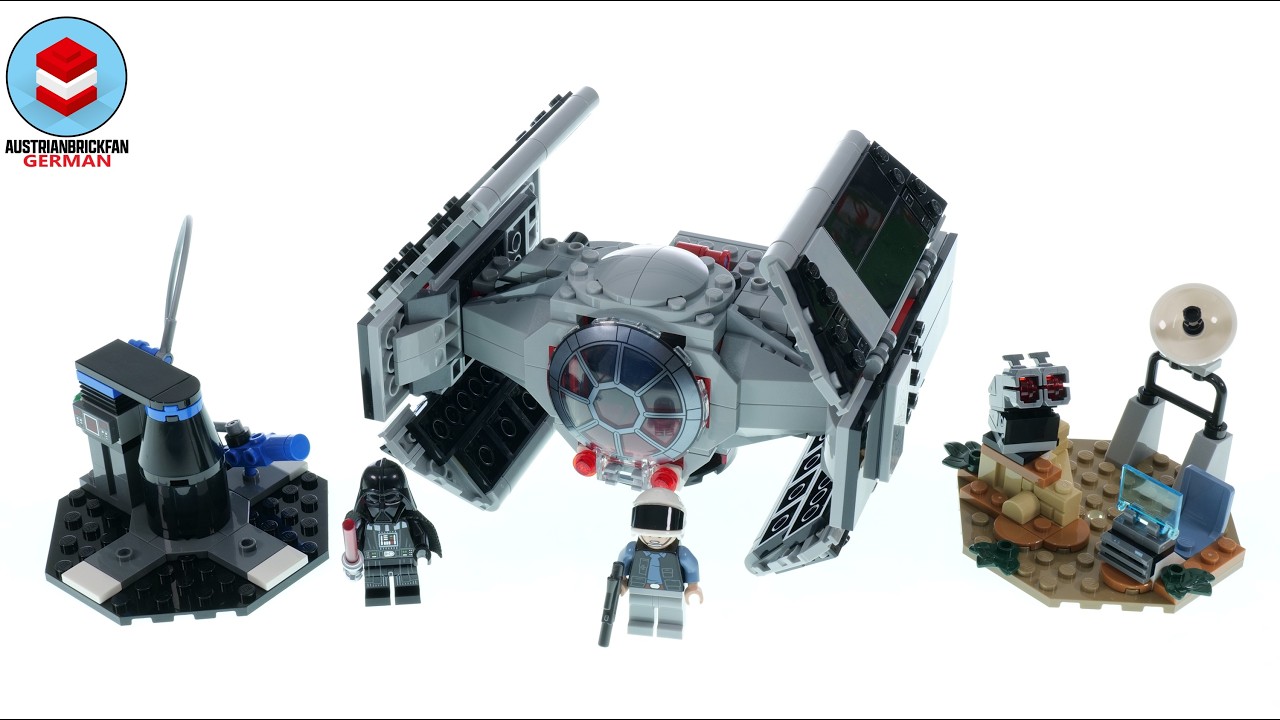 SMART Play Darth Vaders TIE Fighter - LEGO Star Wars 75421 Speed Build