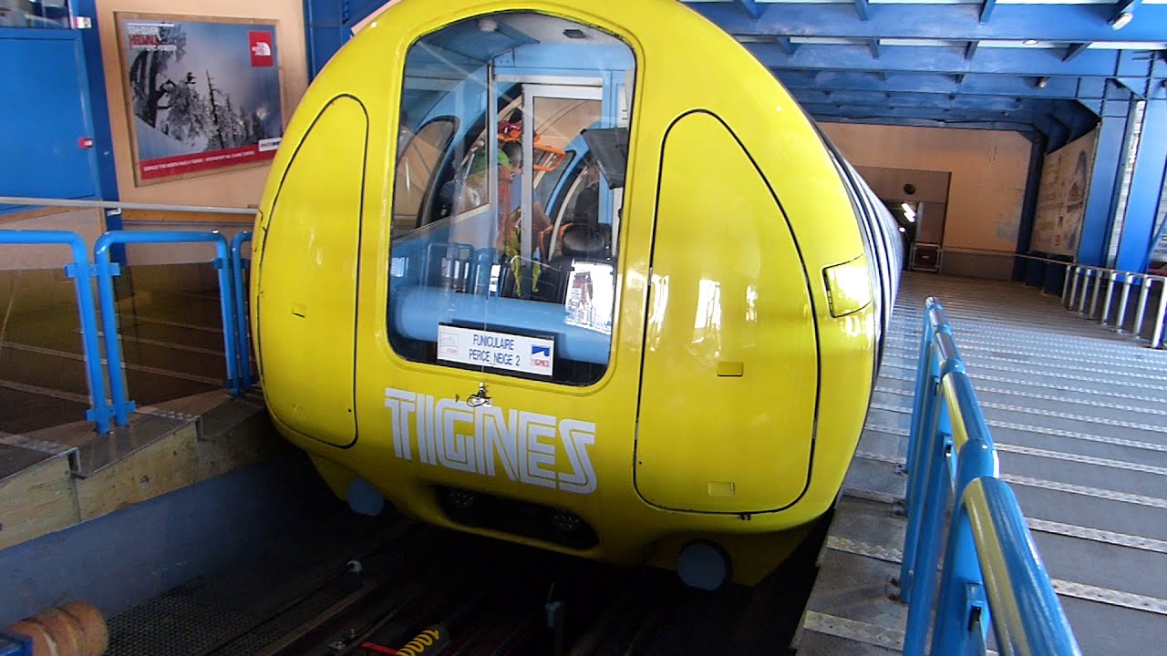 [FUNI284] Funiculaire du Perce-Neige | Tignes (marche complète à 12m/s)