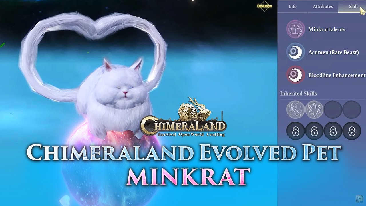 Pet Evolution Strategy: Minkrat | Chimeraland Evolved Pet