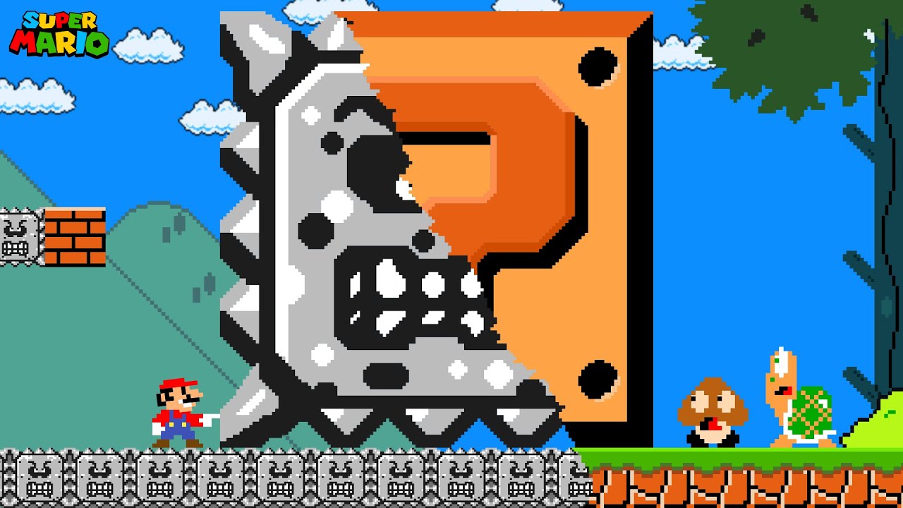 When Everything Mario Touches Turns into Thwomp