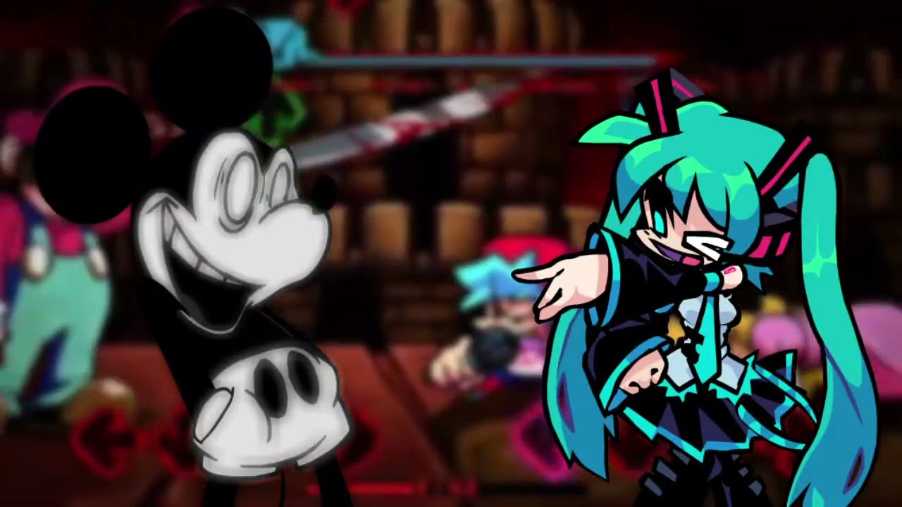 Mario's Madness V2: No Hope But Mickey Mouse (W.I.) And Hatsune Miku Sings It