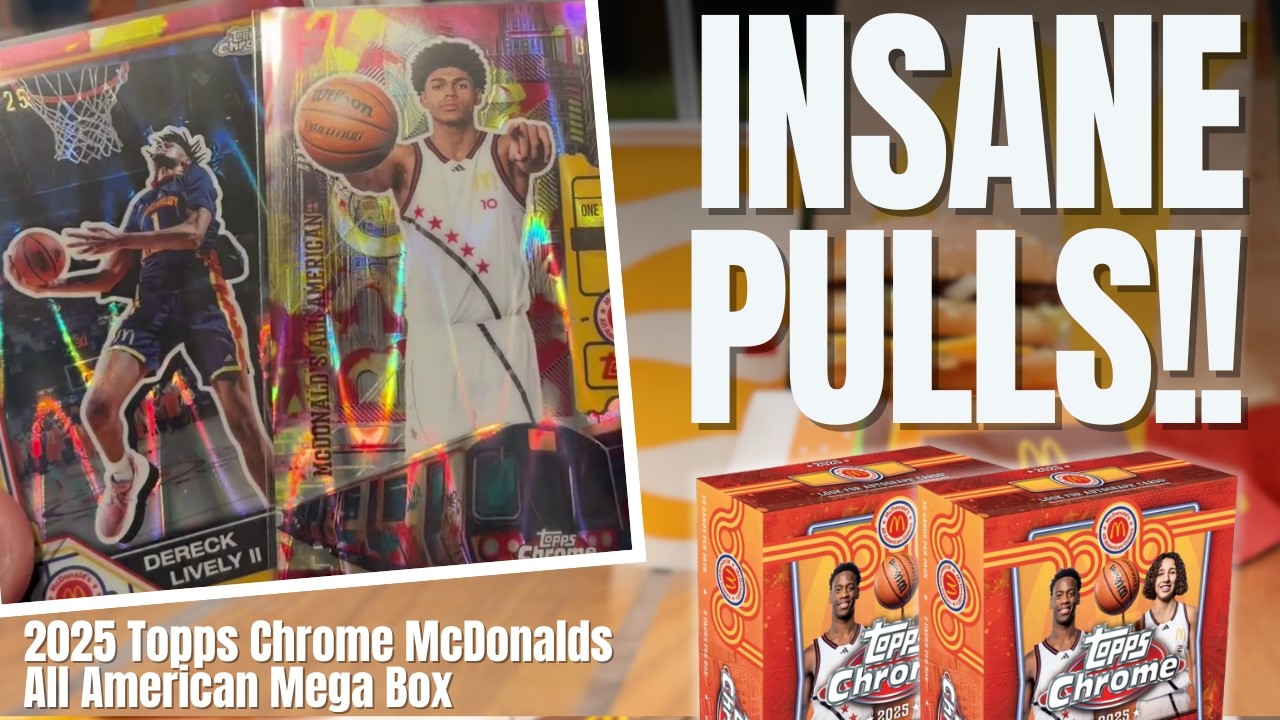 НЕВЕРОЯТНЫЕ НАХОДКИ!! Мегабокс Topps Chrome McDonald’s All American 2025 года