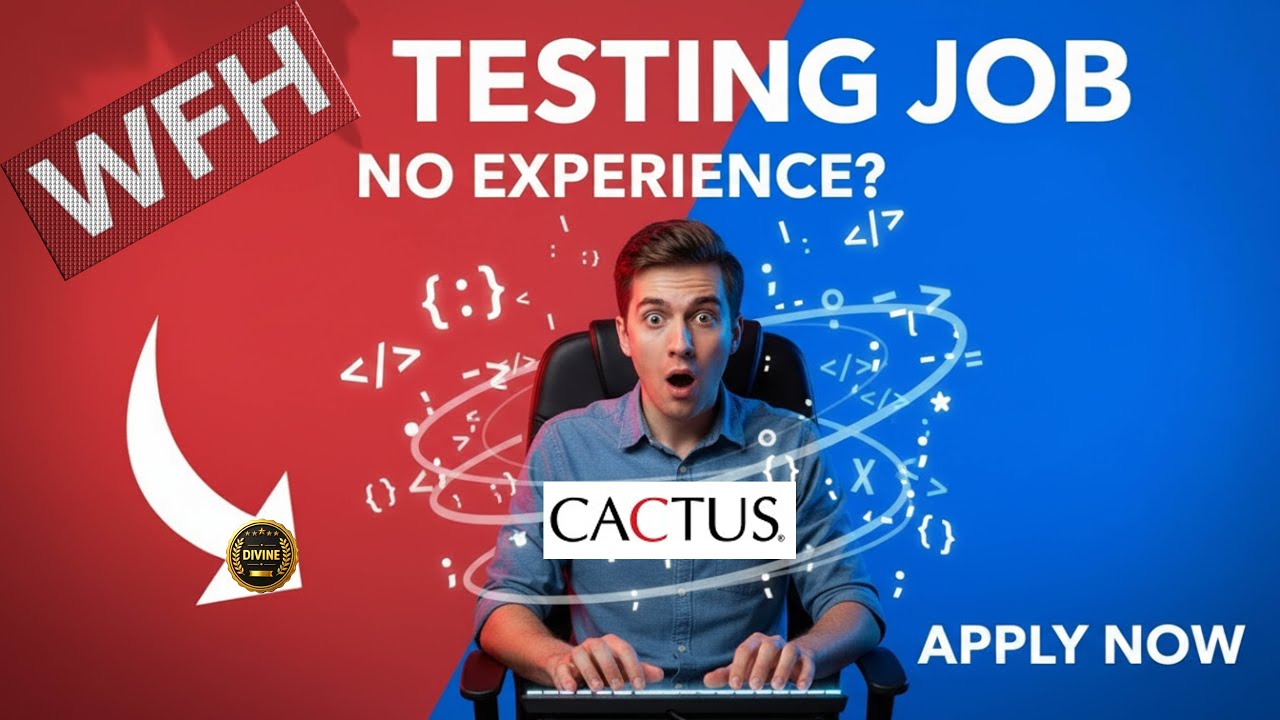 CACTUS Hiring Software Testing Engineer Intern 2025 | Remote Job for Freshers | Apply Now