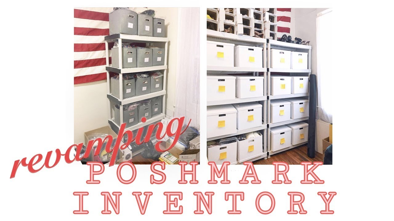 ORGANIZING MY POSHMARK INVENTORY | PT RESELLER VLOG