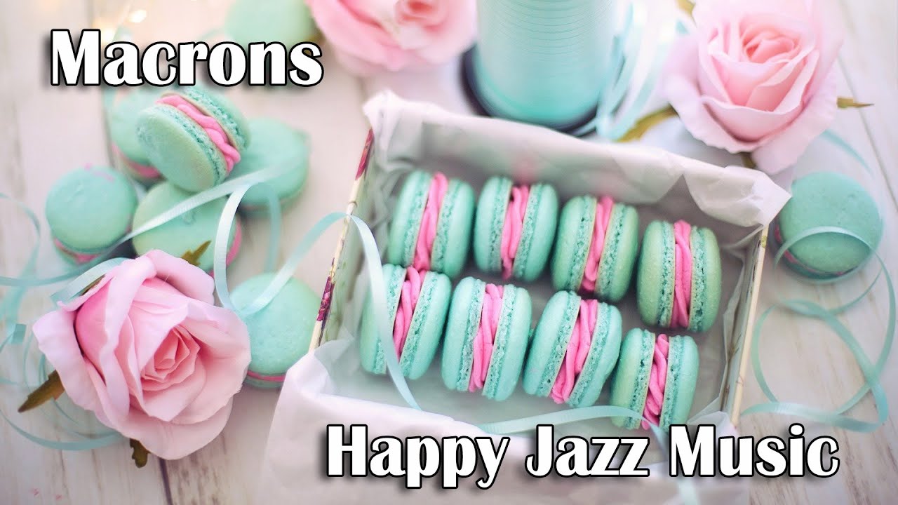 Delicious Colorful Macrons - Happy Jazz Music Playlist for Studying and Coffee Shop Ambiance