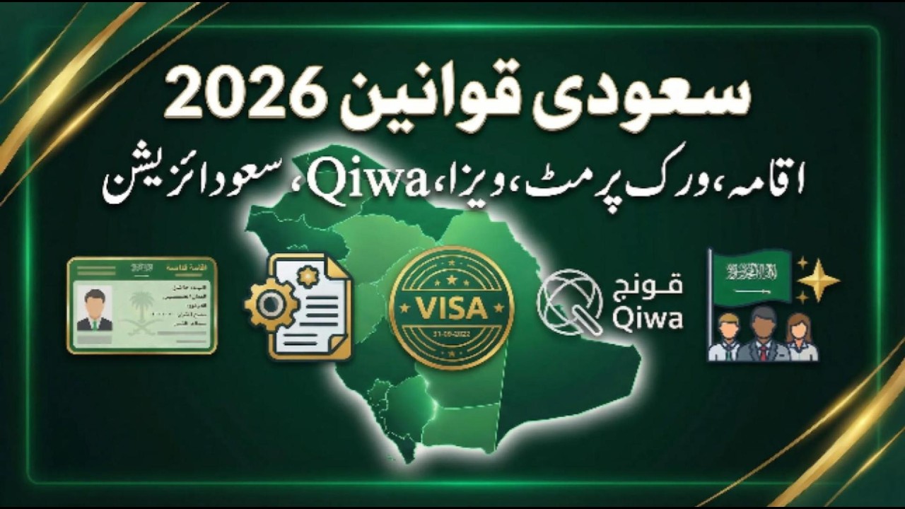 Saudi Labour Law 2026 Updates  Iqama, Visa & Qiwa Latest Changes Urdu Hindi