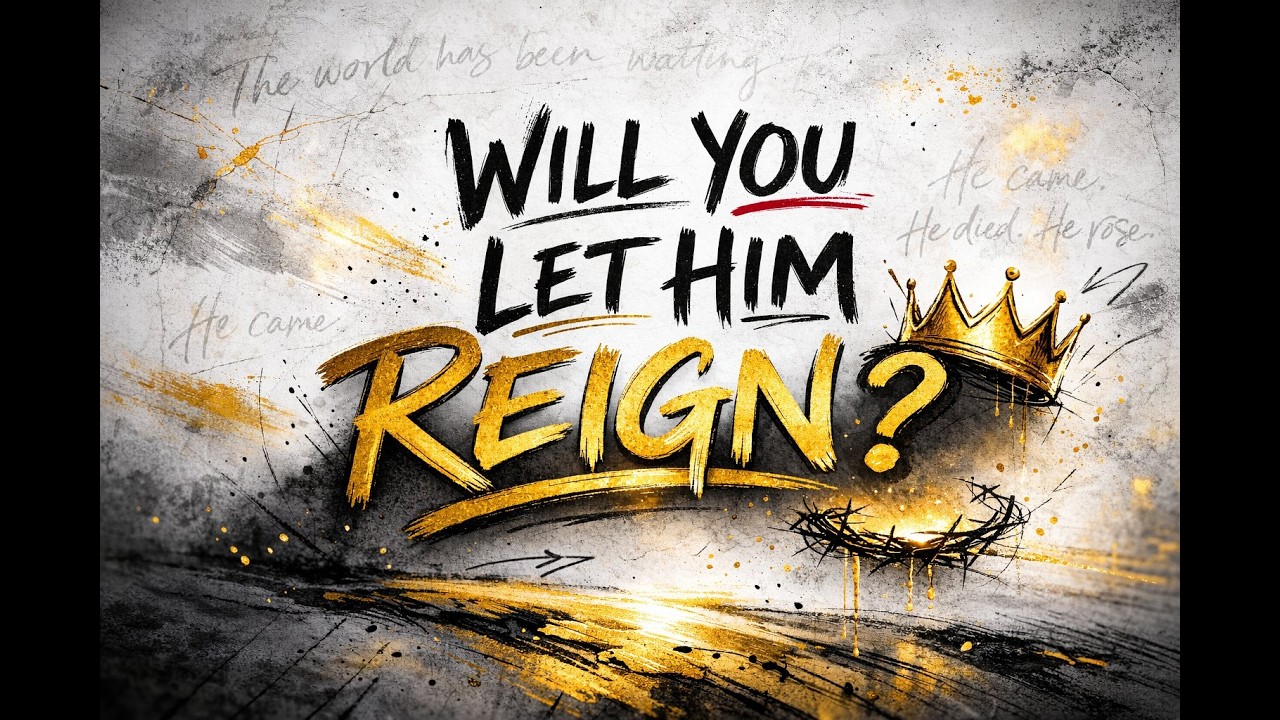 Will you let him reign? Mark 8