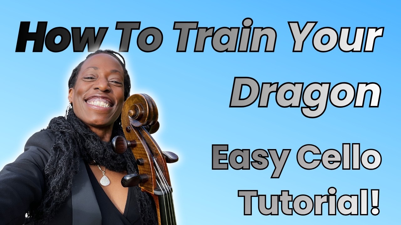 How To Train Your Dragon - Easy 5 Minute Cello Tutorial