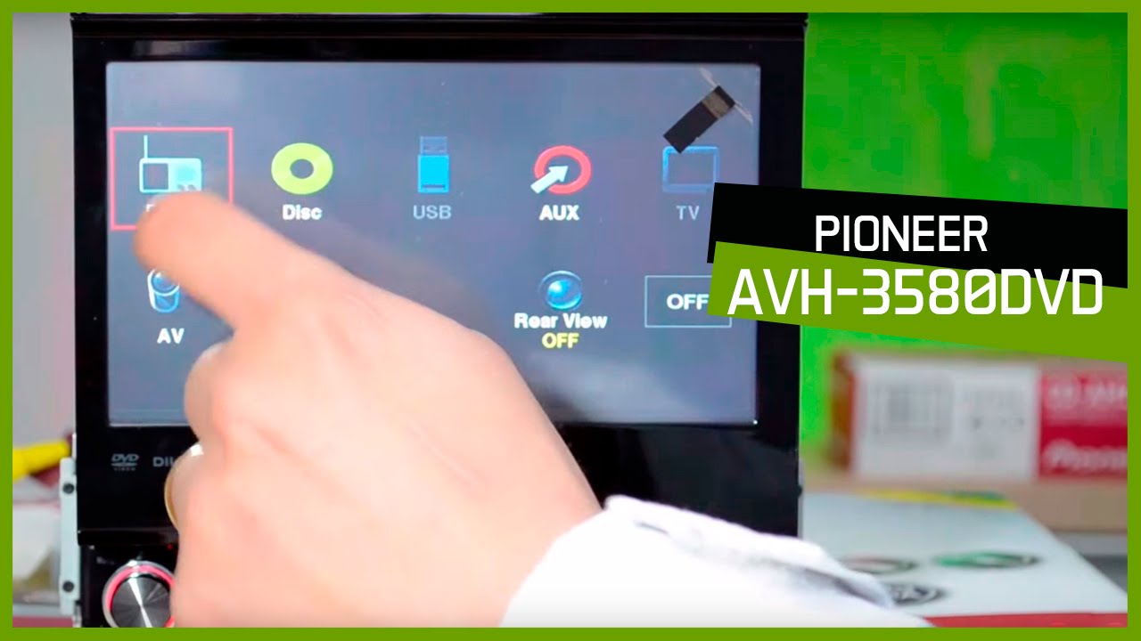 DVD Pioneer AVH-3580DVD - Lançamento 2013
