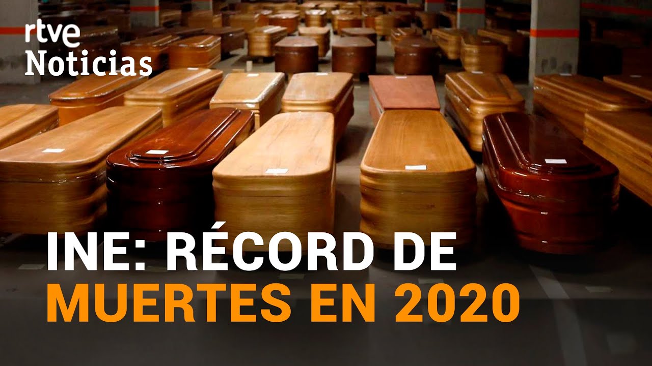 INE: La pandemia provoca el MAYOR INCREMENTO de muertos en ESPAÑA desde la POSGUERRA | RTVE Noticias