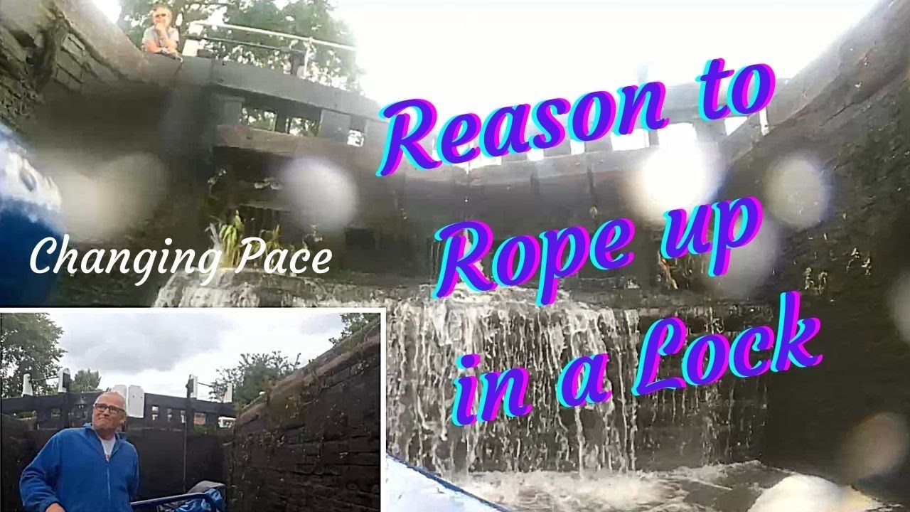 #39 Reason to Rope up in a Lock LIVEABOARD NARROWBOAT JOURNEY Derwent Mouth Lock - Weston Lock Canal