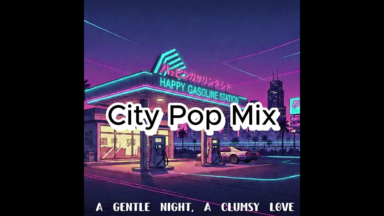 [NO AD] Time for City Pop - Good Massage to Your Ears🌜 | やさしい夜と不器用な恋 A Gentle Night, A Clumsy Love