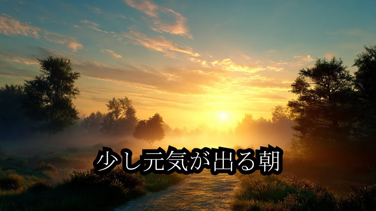 回復に向かう朝のBGM