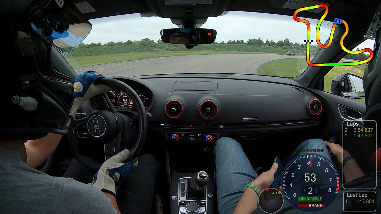Tom O'Gorman in Audi RS3 @ Gridlife Midwest, Gingerman Raceway - June 9, 2018