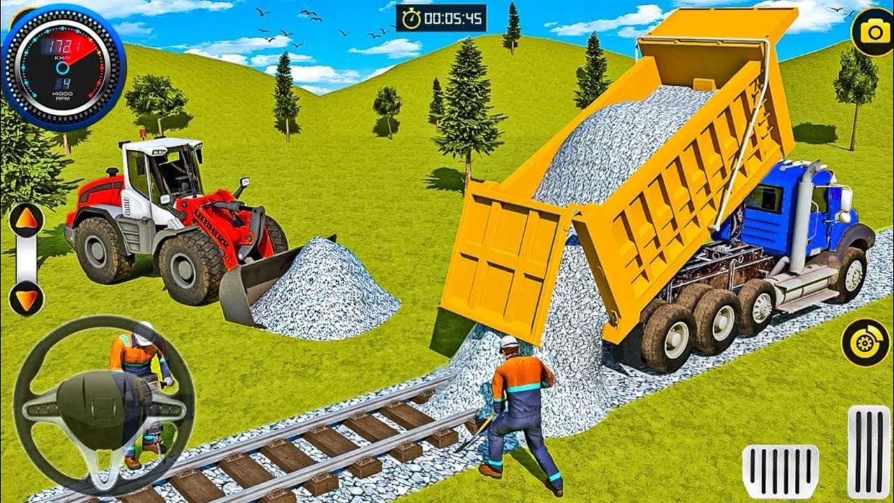 Real City Construction Simulator 3D - City Road Builder Excavator Trucks - Android Gameplay 