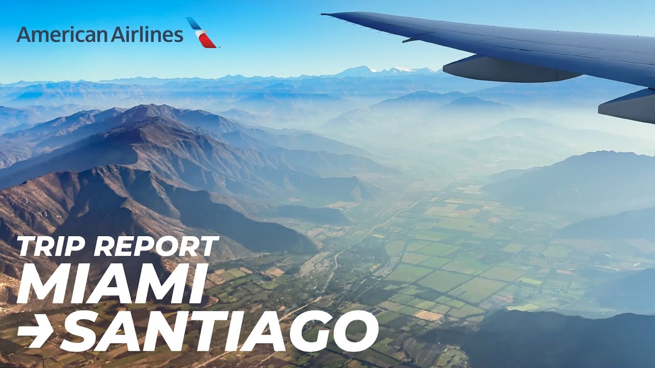 Flying to Chile on AA’s Boeing 777-200 | Spectacular Andes Views!
